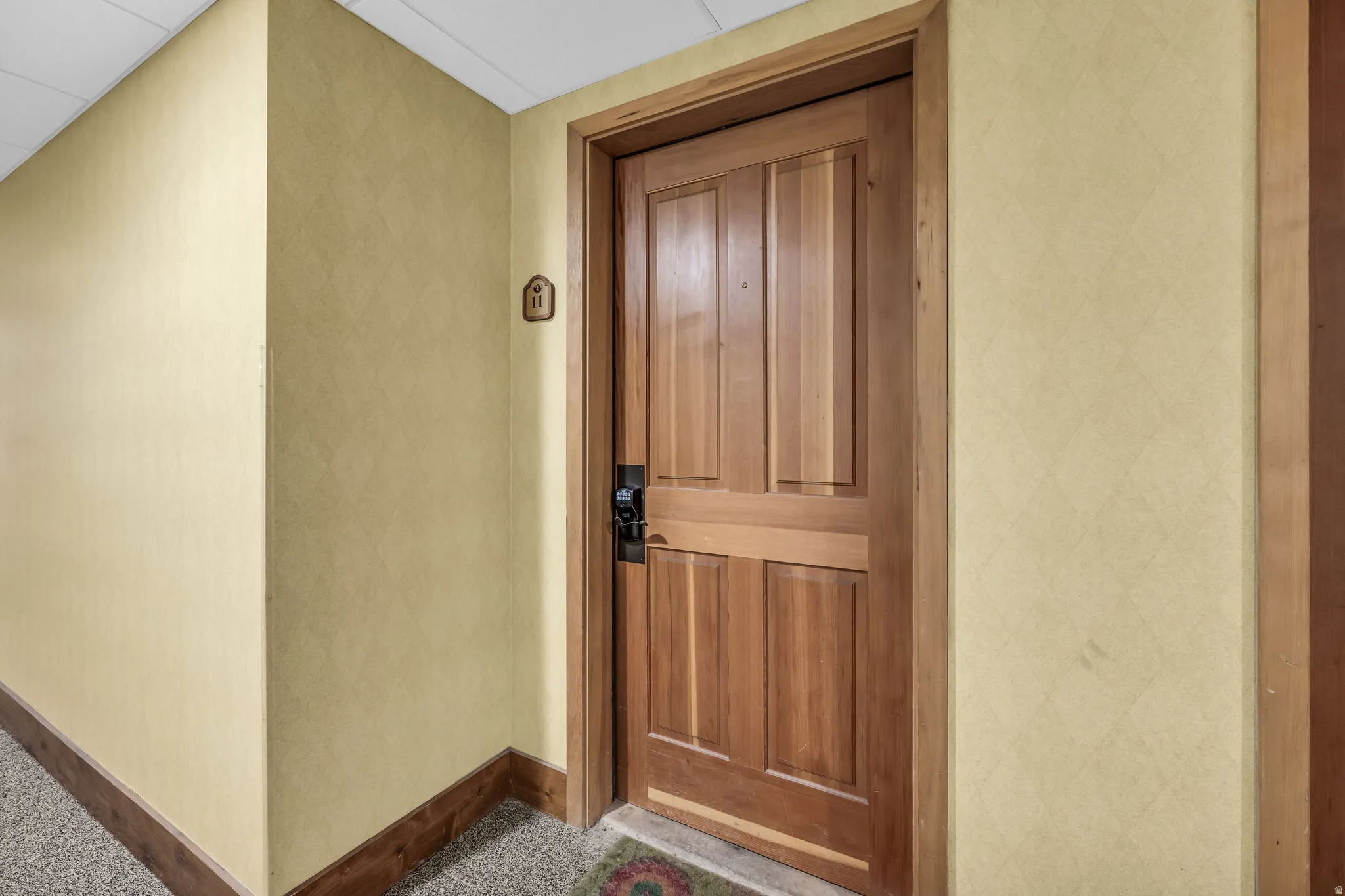 View of exterior entry