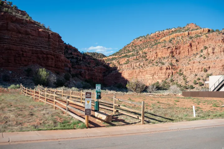 Trailhead 1 block over