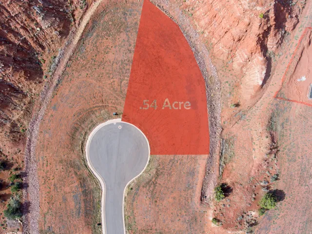 Approx outline of .54 acre