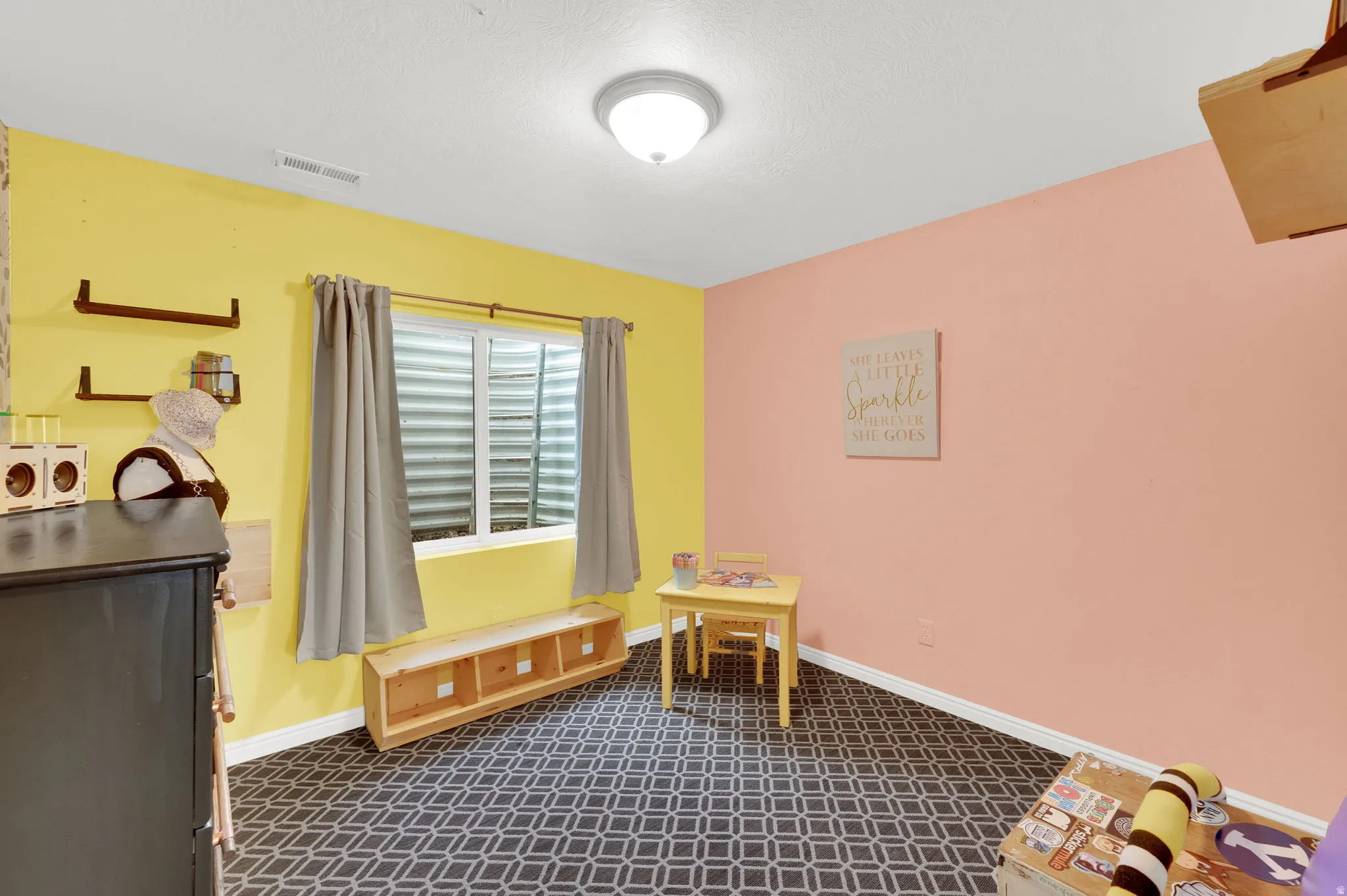 Basement bedroom
