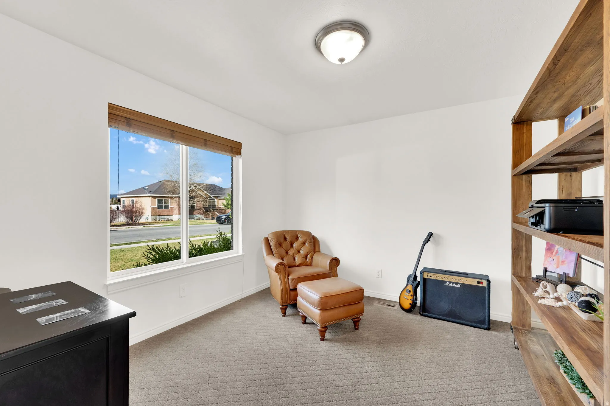 Front room with street view