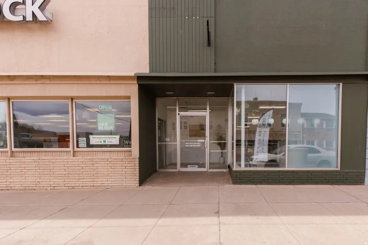 Main Entrance into Building of Main St.
