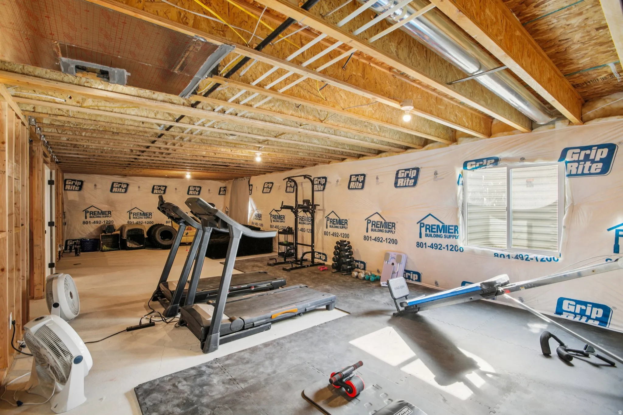 View of workout area
