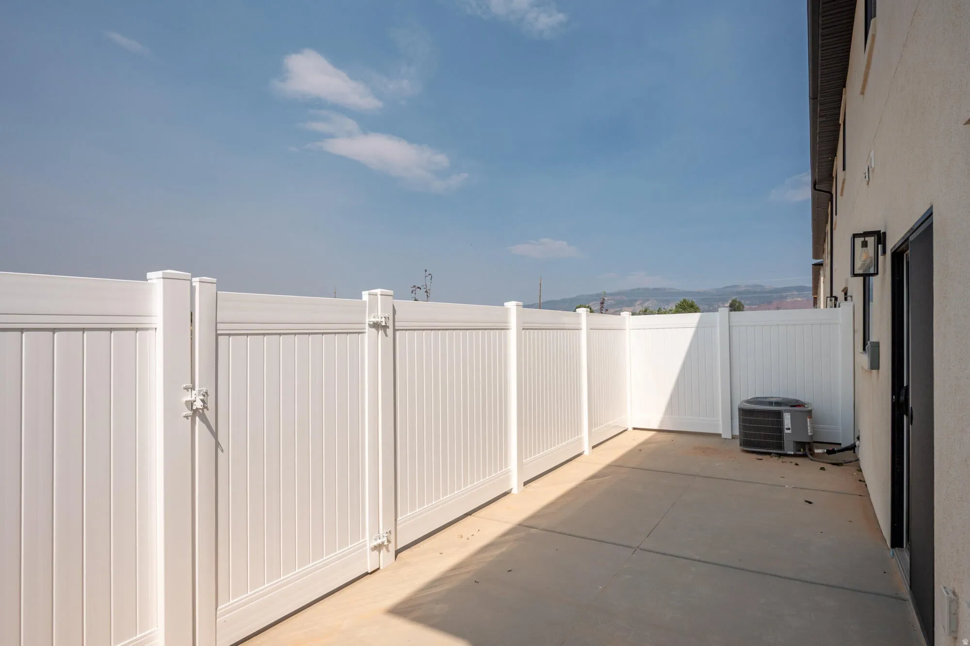 View of patio / terrace with a gate