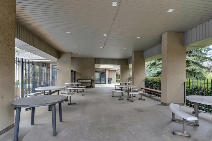 View of patio featuring outdoor dining area