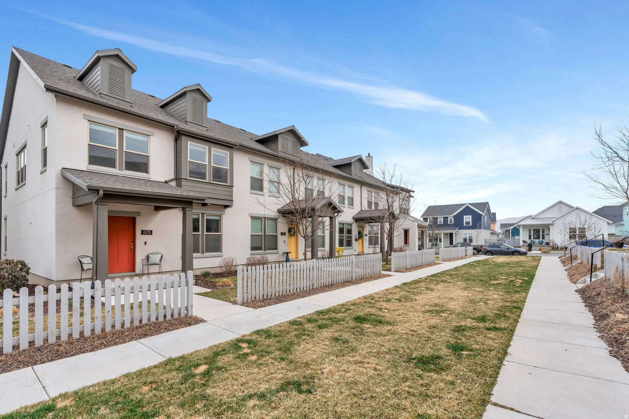 With a beautifully maintained lawn, offering a great outdoor space for relaxation and privacy.