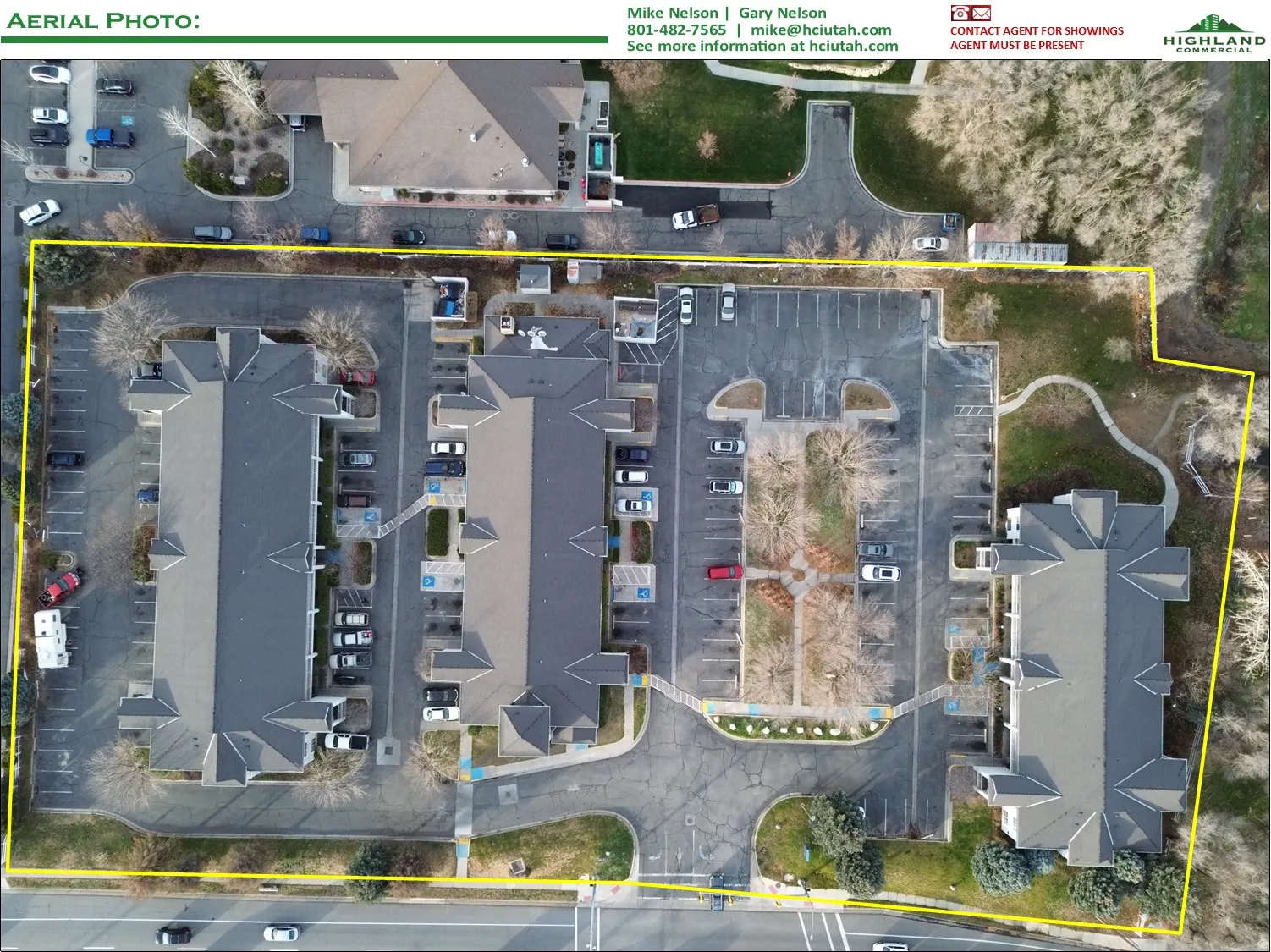 View of property location with property boundaries highlighted