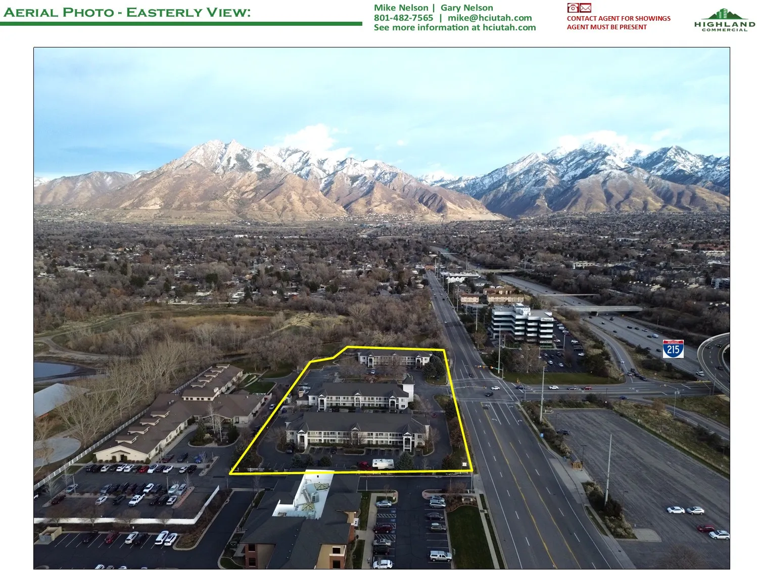 View of property location featuring property parcel outlined and a mountain backdrop