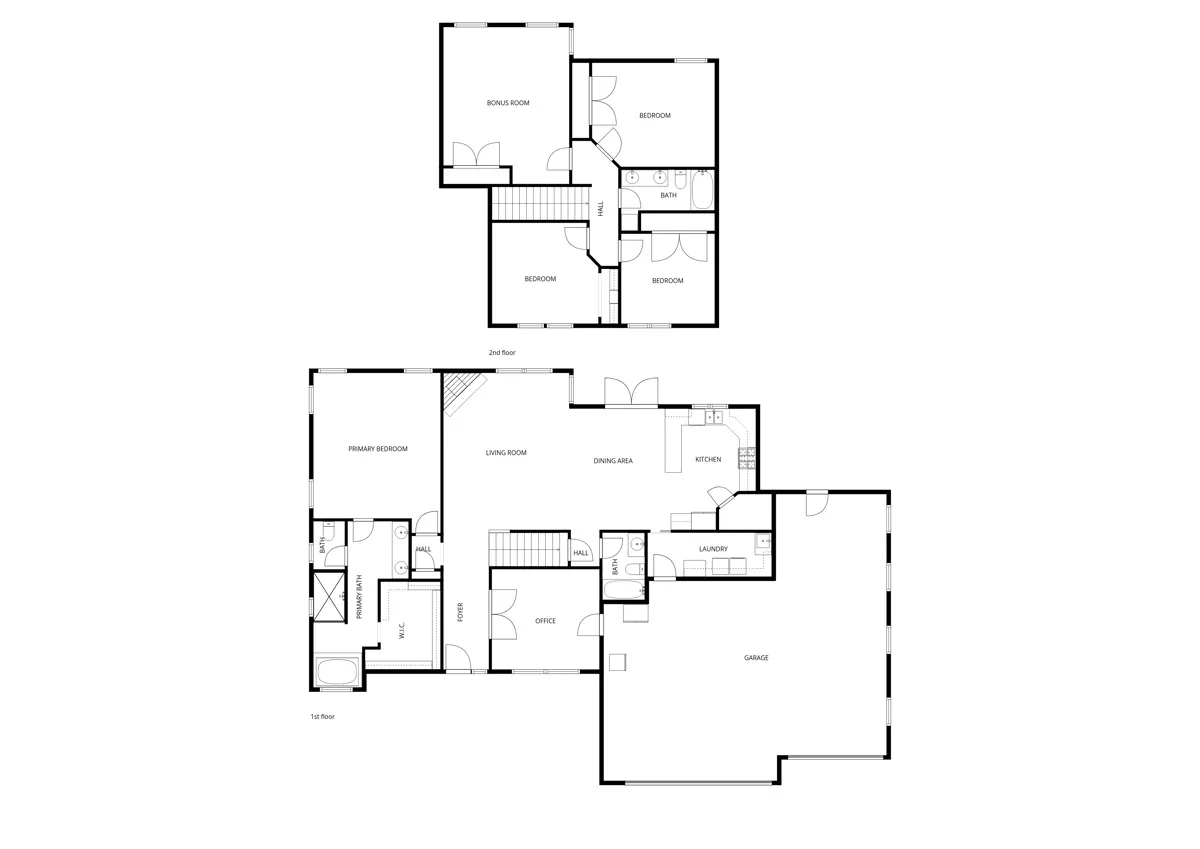 View of floor plan / room layout