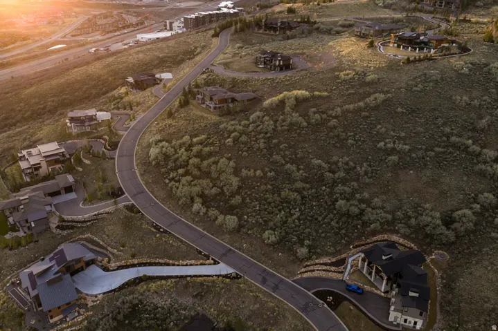 Aerial overview of property's location