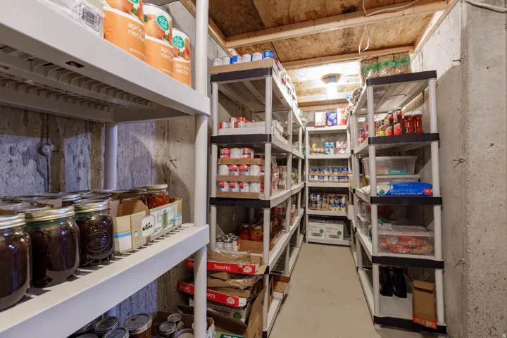 View of storage room