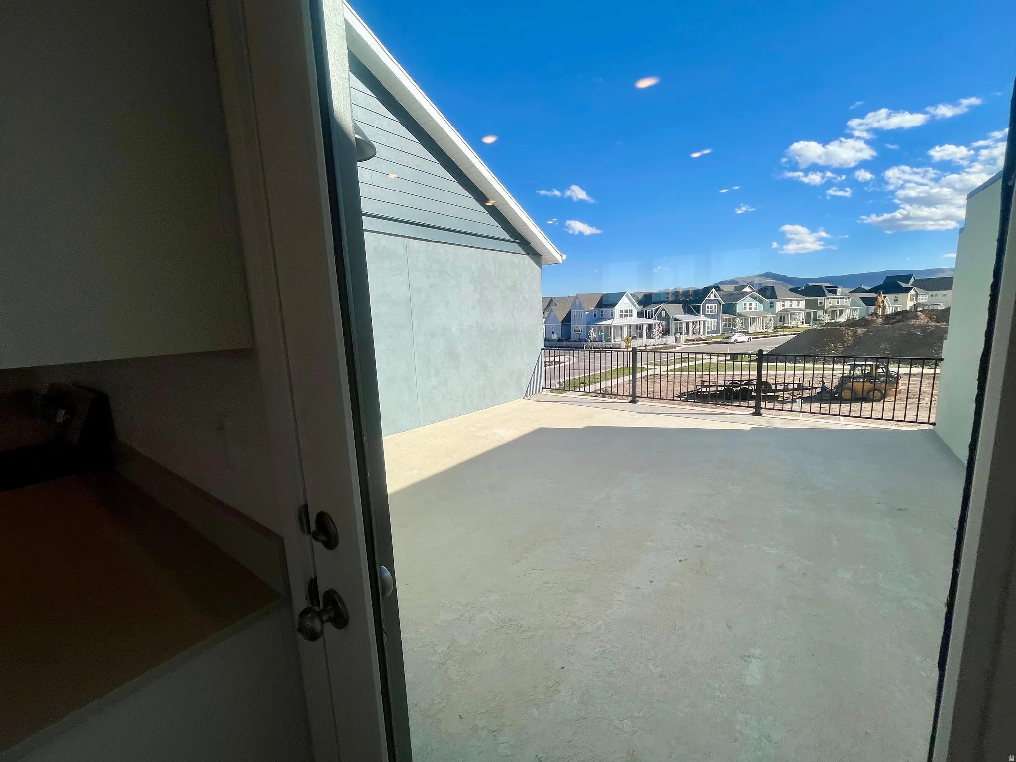 View of patio with a residential view