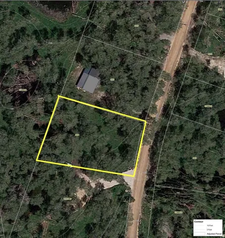 Aerial view of property's location
