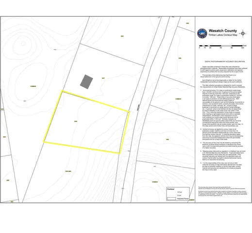 Map of parcels
