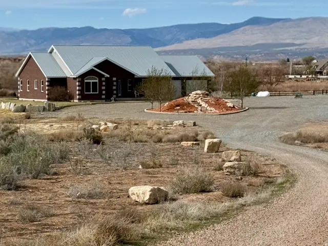 View of mountain backdrop