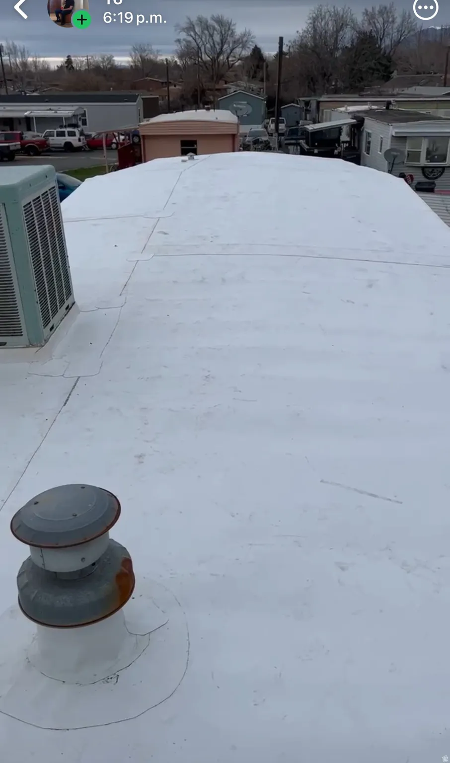 Exterior view of a cooling unit