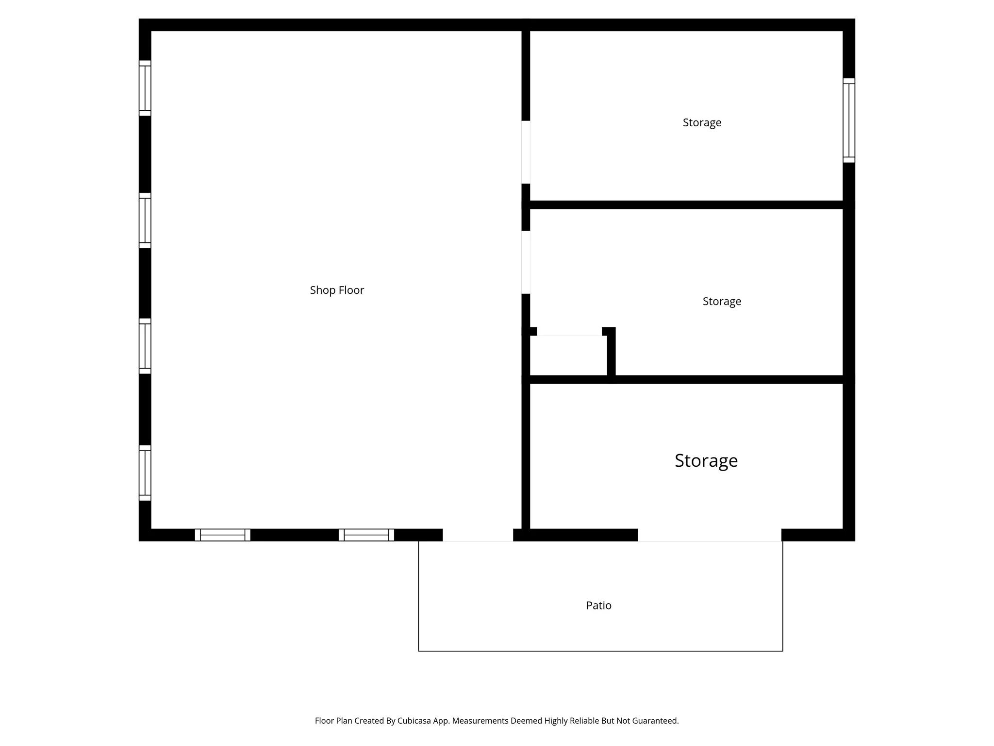 View of room layout