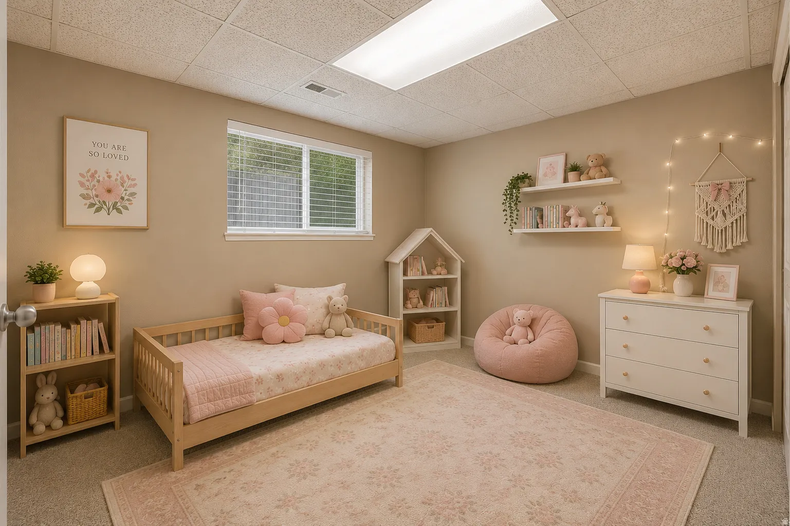 *VIRTUALLY STAGED BASEMENT BEDROOM 2 of 3*