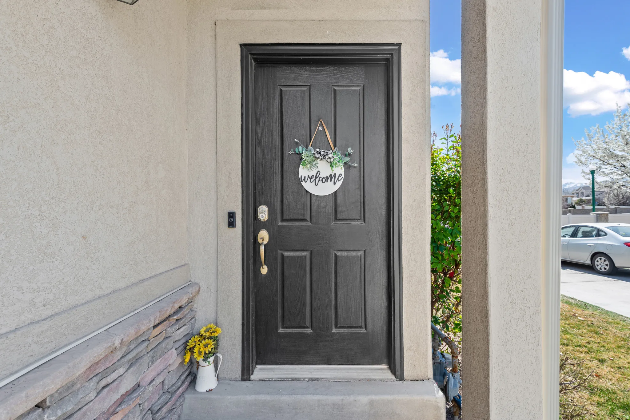 Entrance to property