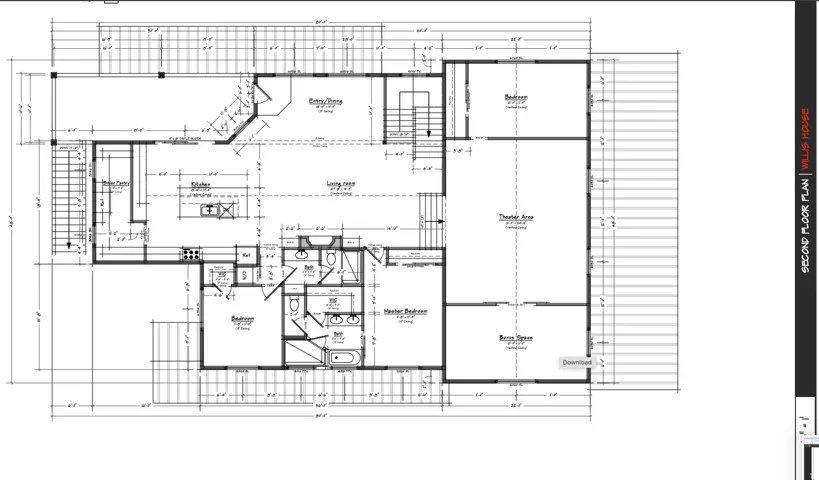 View of home floor plan