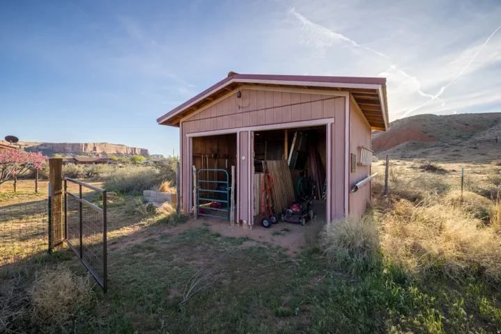 View of outdoor structure