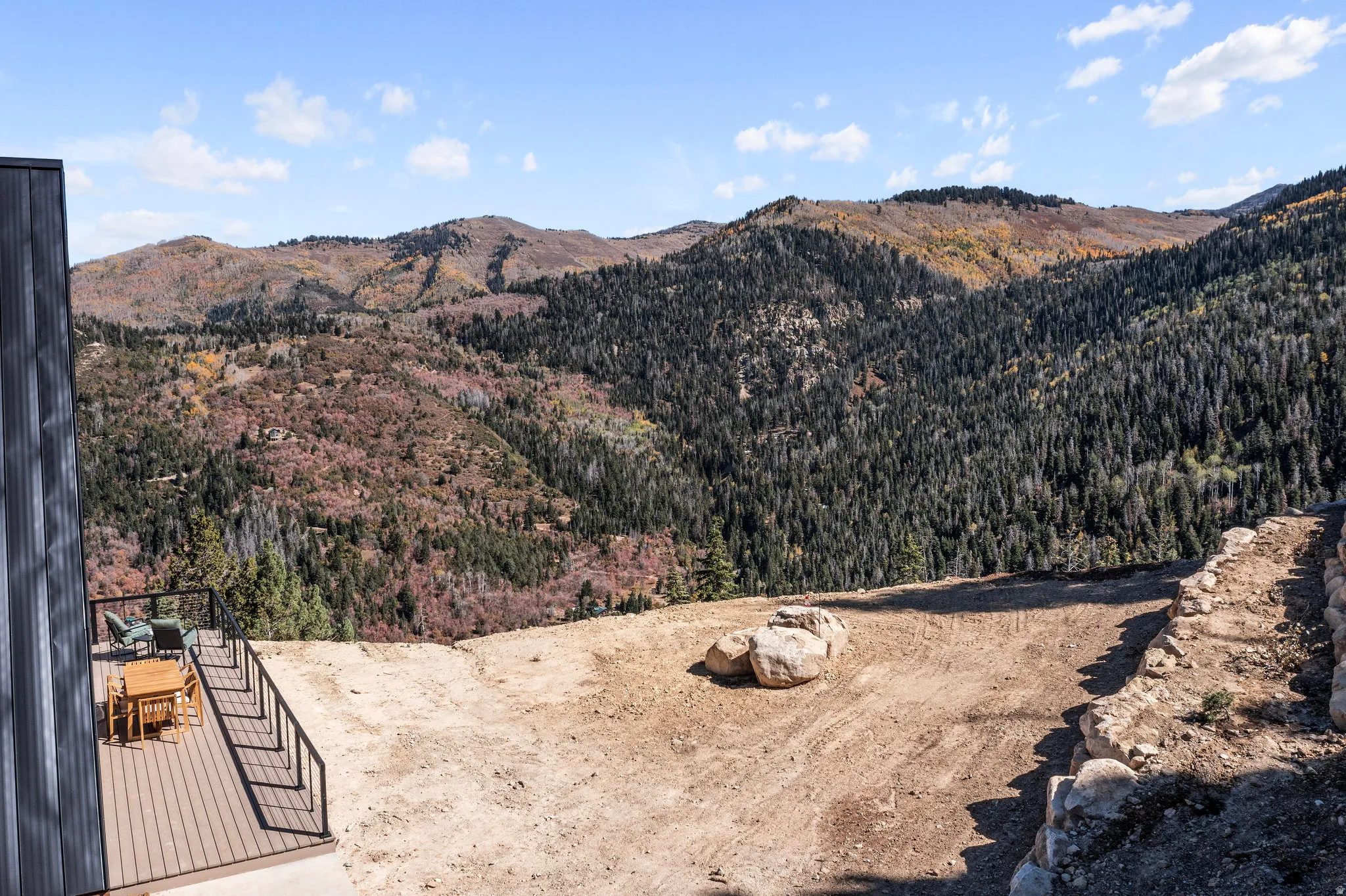 View of mountain background