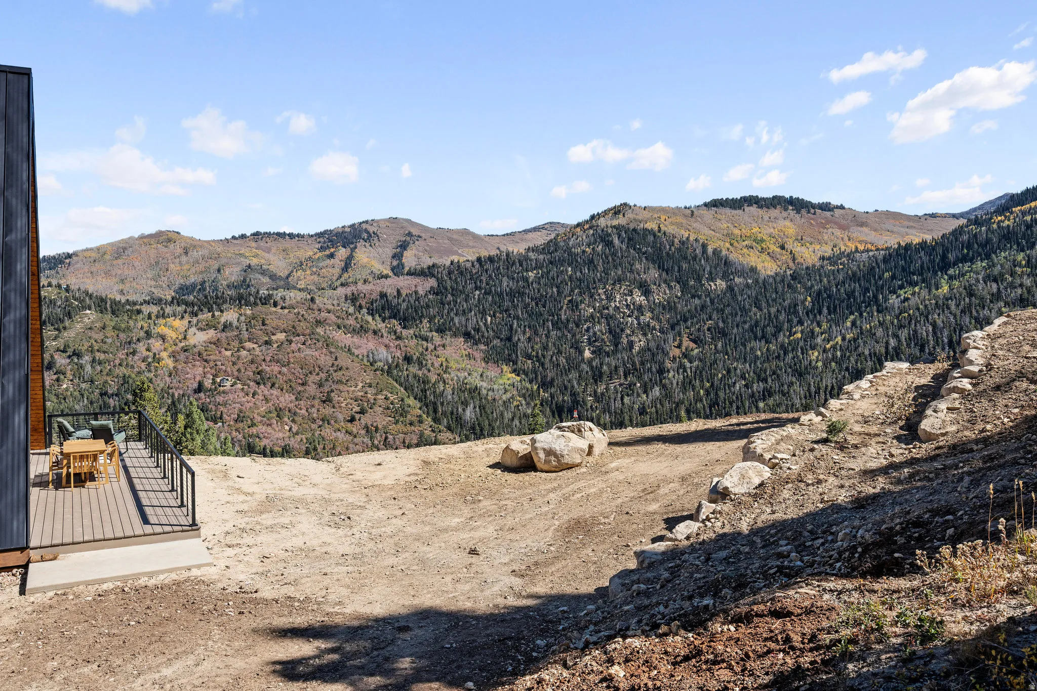 View of mountain background