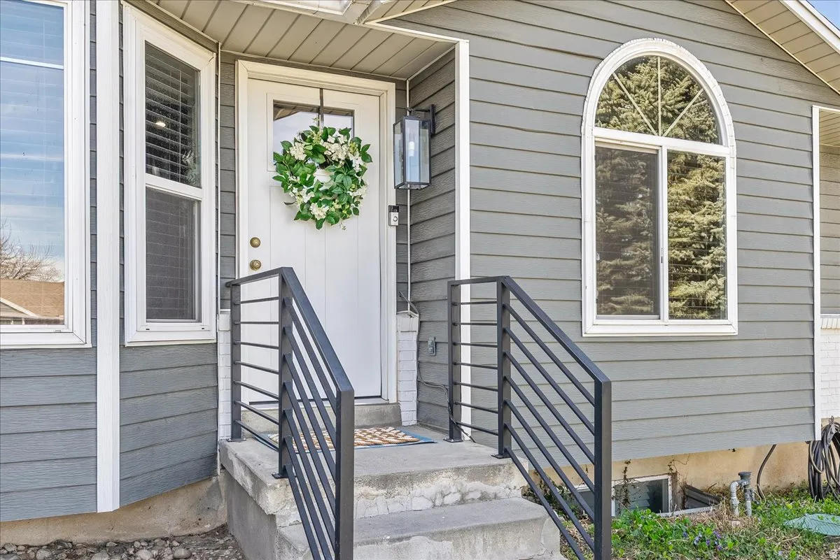 View of exterior entry