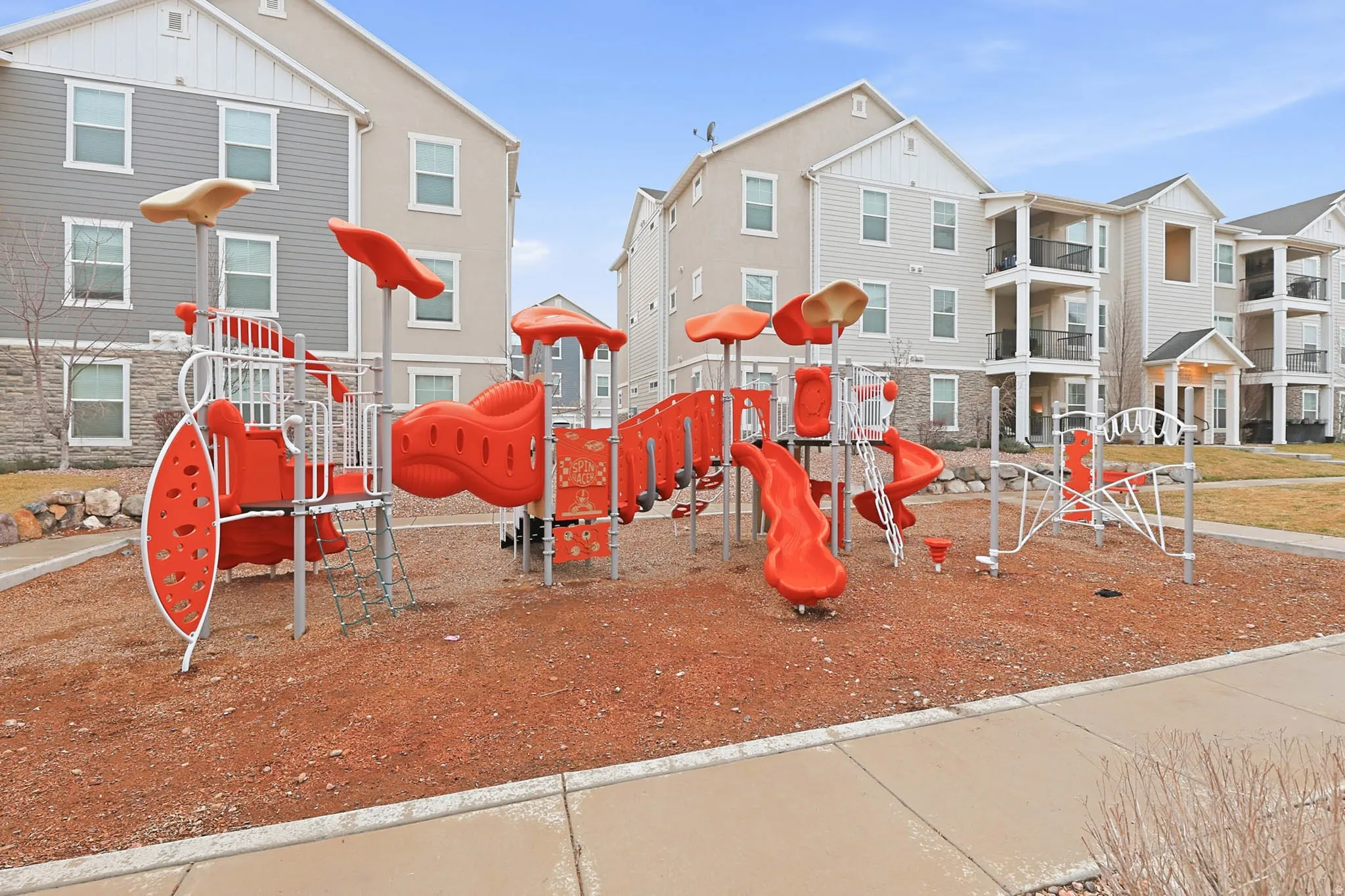 View of community playground