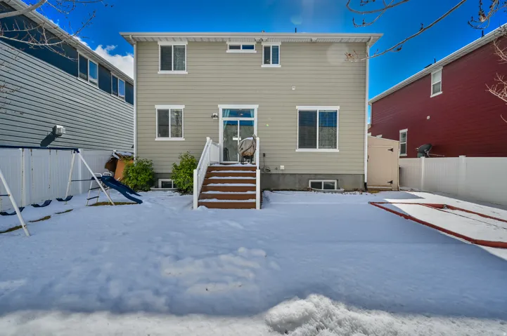 Snow covered property