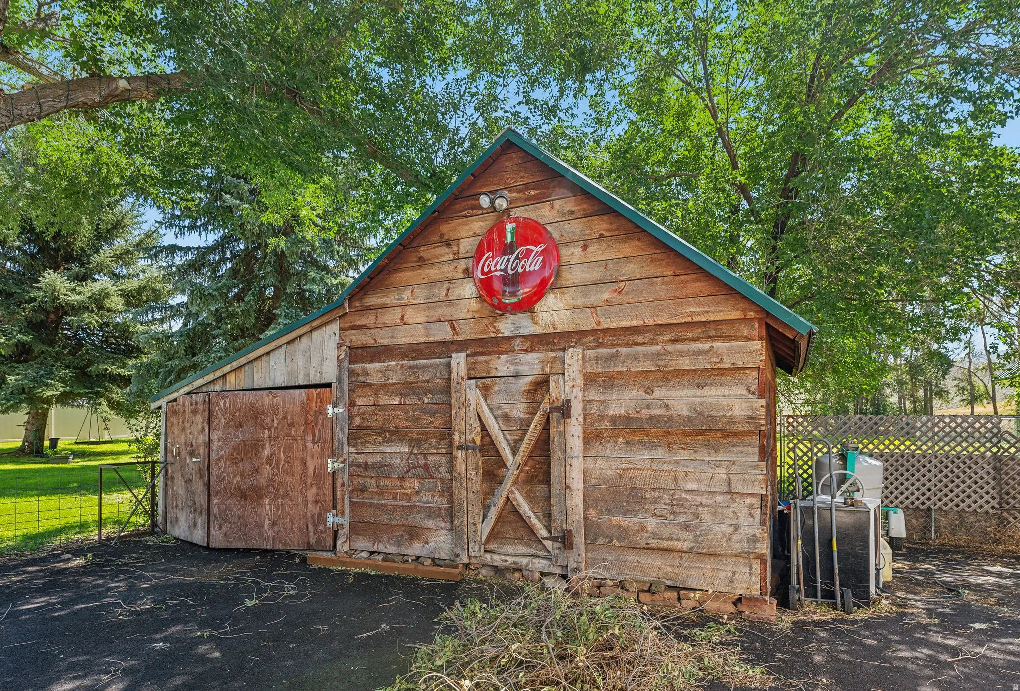 View of outdoor structure