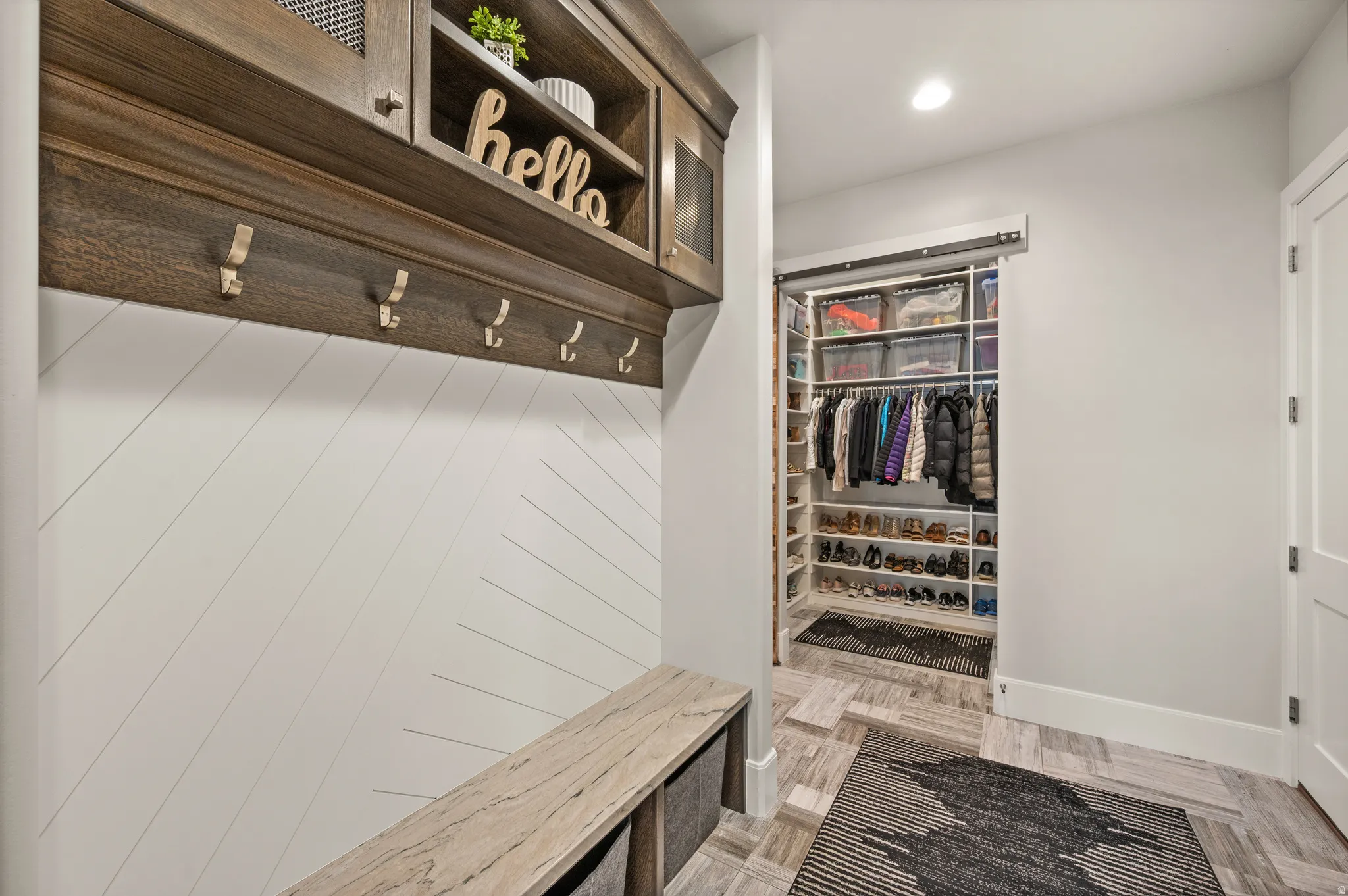 Mudroom & Large Closet