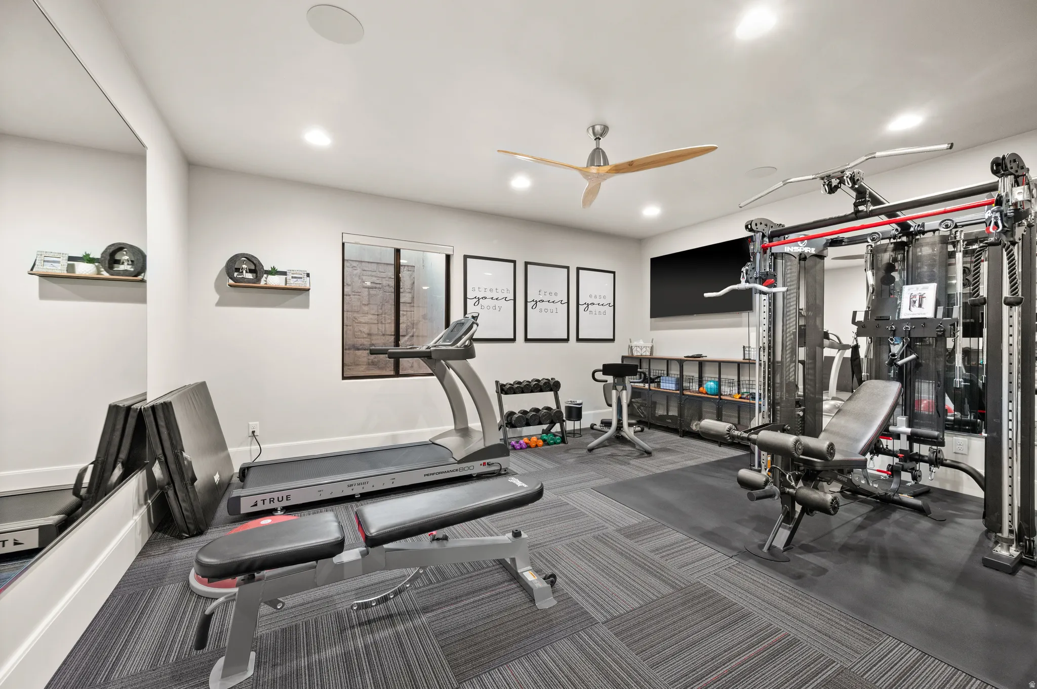 Guest bedroom 5 Made Into Gym