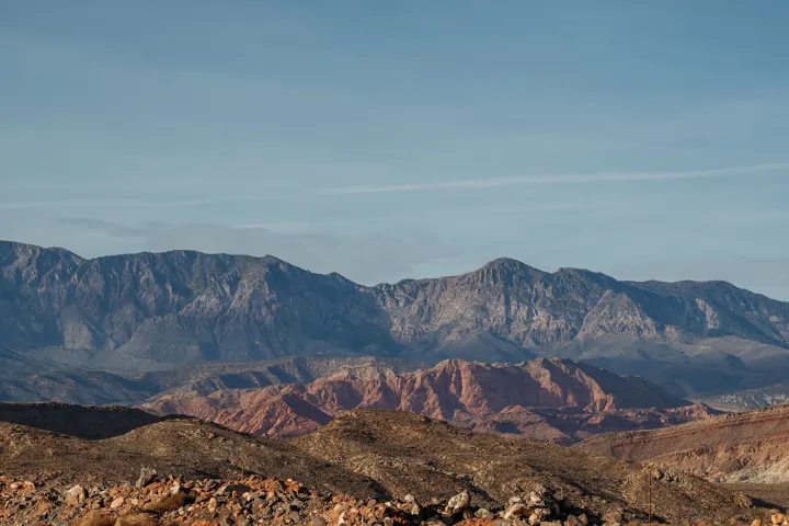 View of mountain backdrop