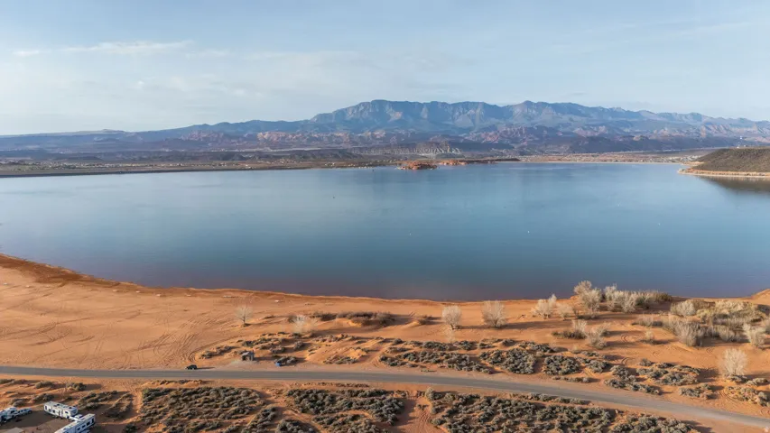 Water view featuring a mountain backdrop