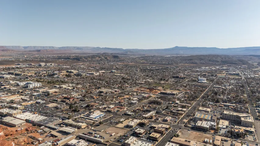 Drone / aerial view of mountains