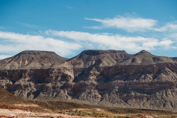 View of mountain background