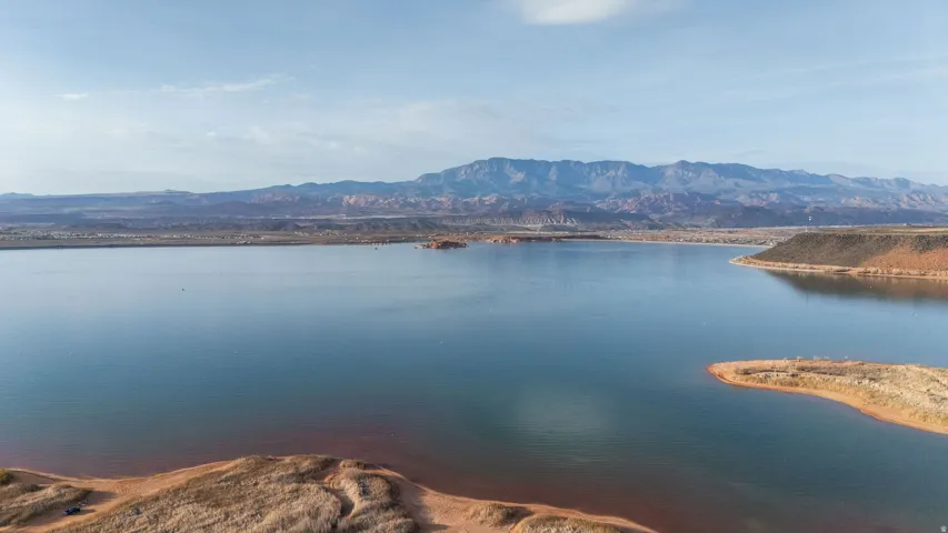 Water view featuring a mountainous background