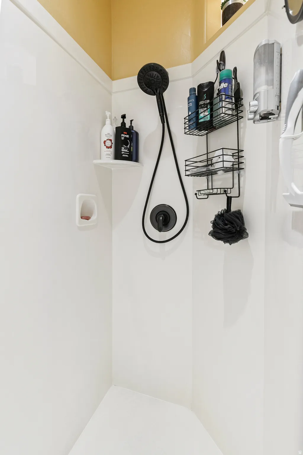 Bathroom with a shower stall