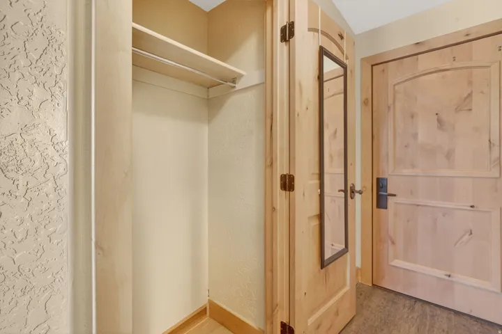 in unit closet