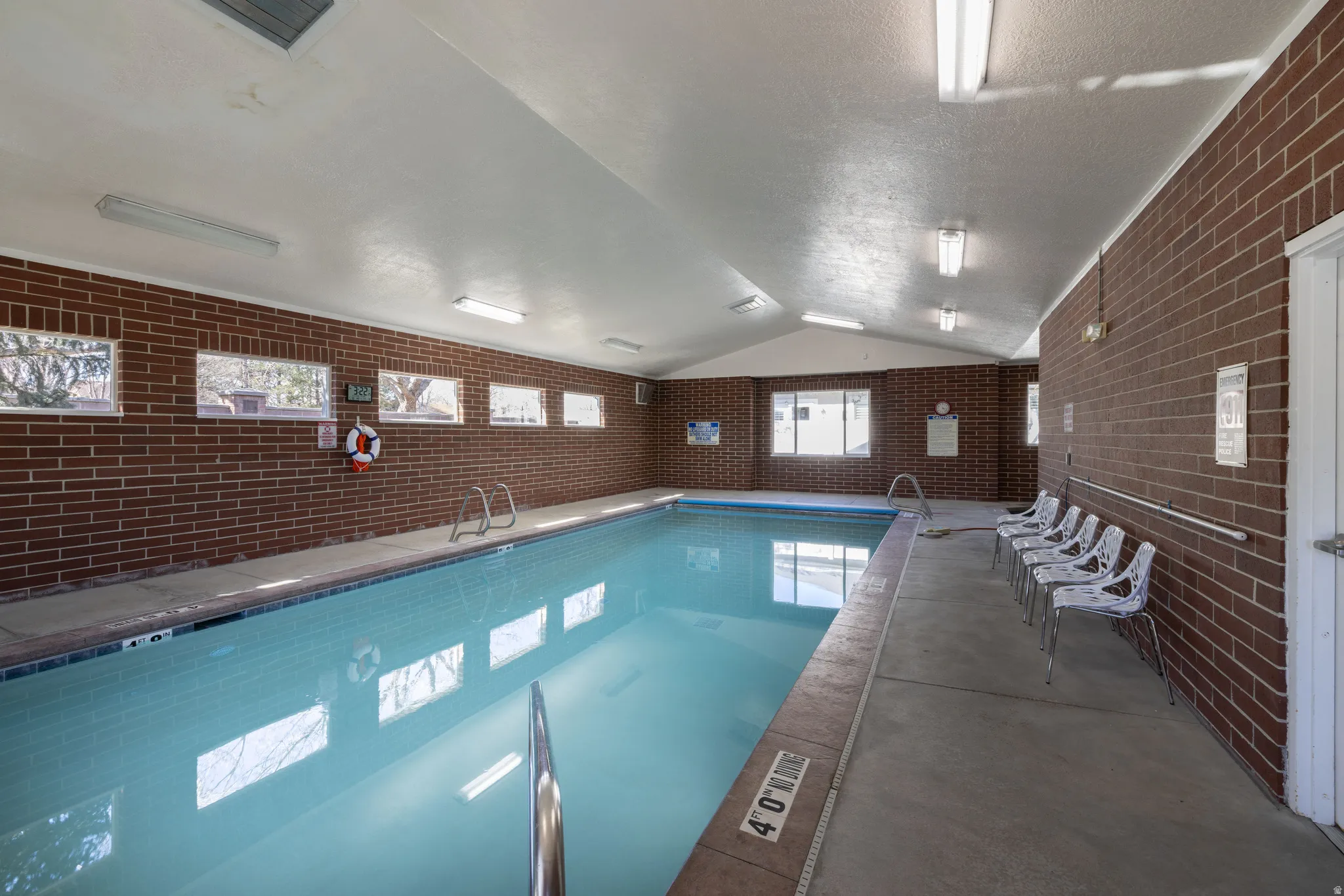 View of indoor community pool