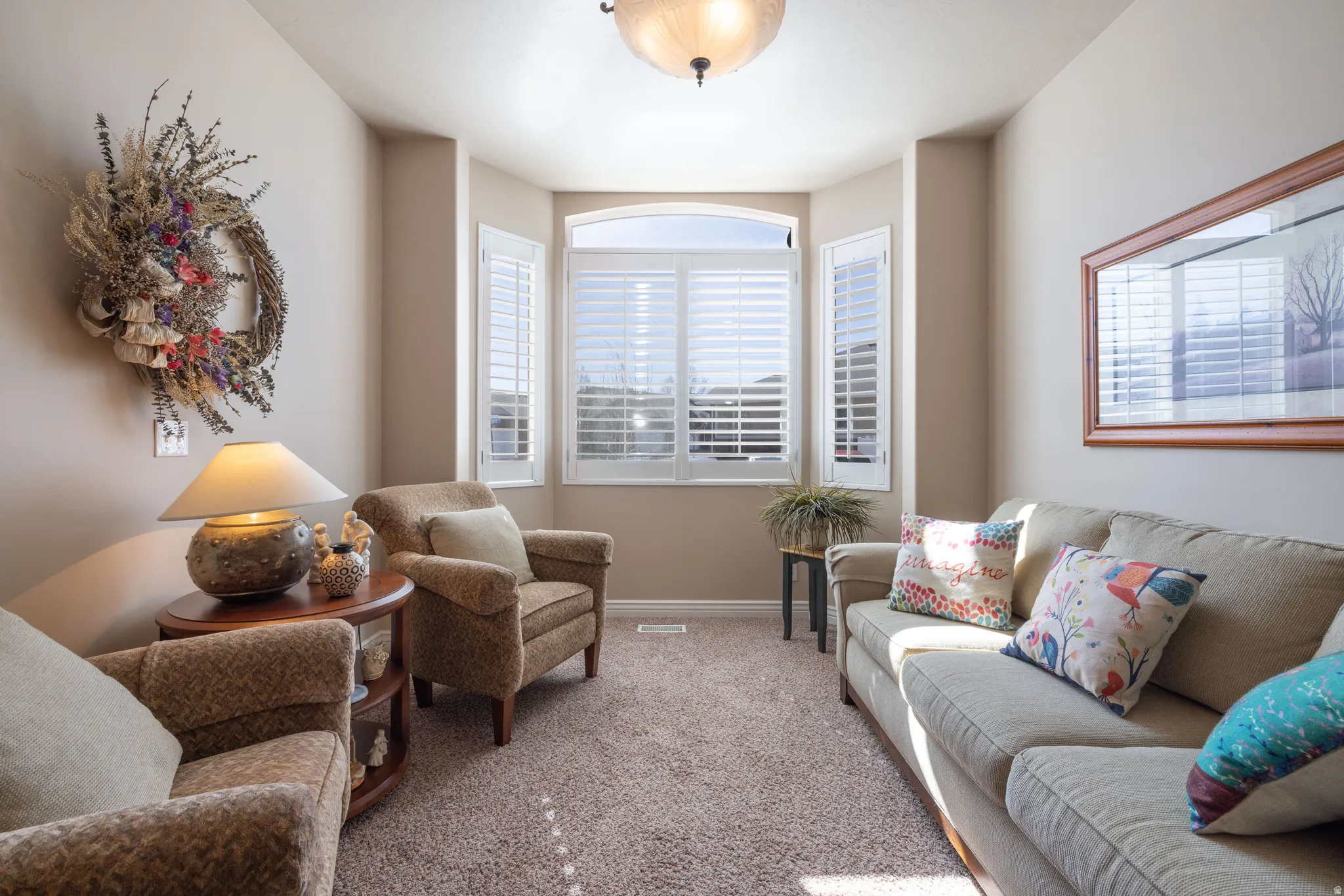Family Room with exterior view