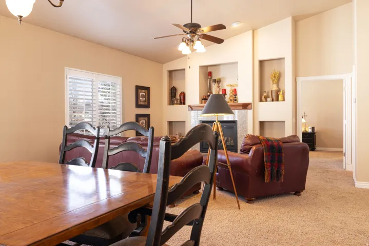 Dining Area and Living Room
