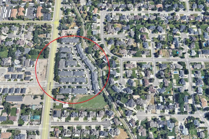 Satellite Image of Neighborhood