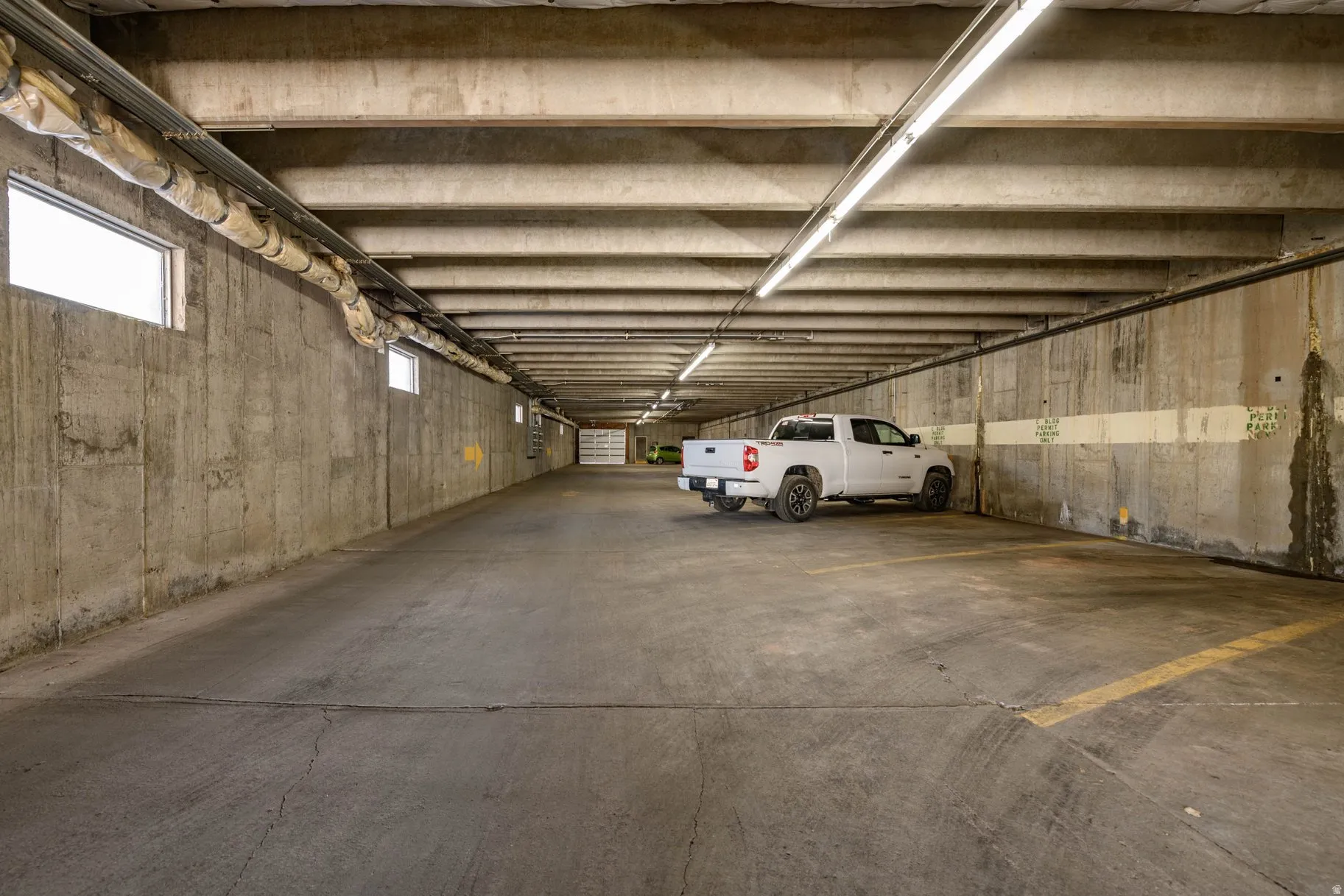 View of parking garage