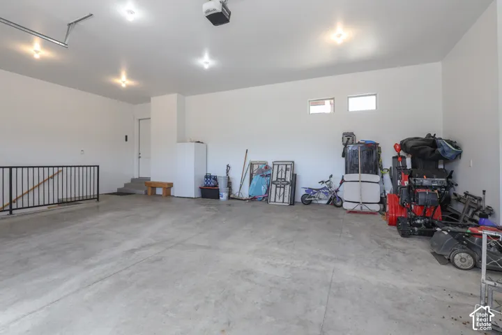 Heated 4 car garage