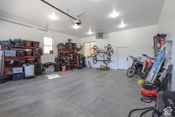 Heated 4 car garage
