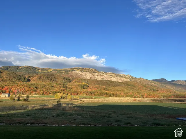 Mountain view featuring rural Fall  landscape