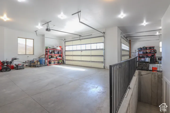 Heated 4 car garage