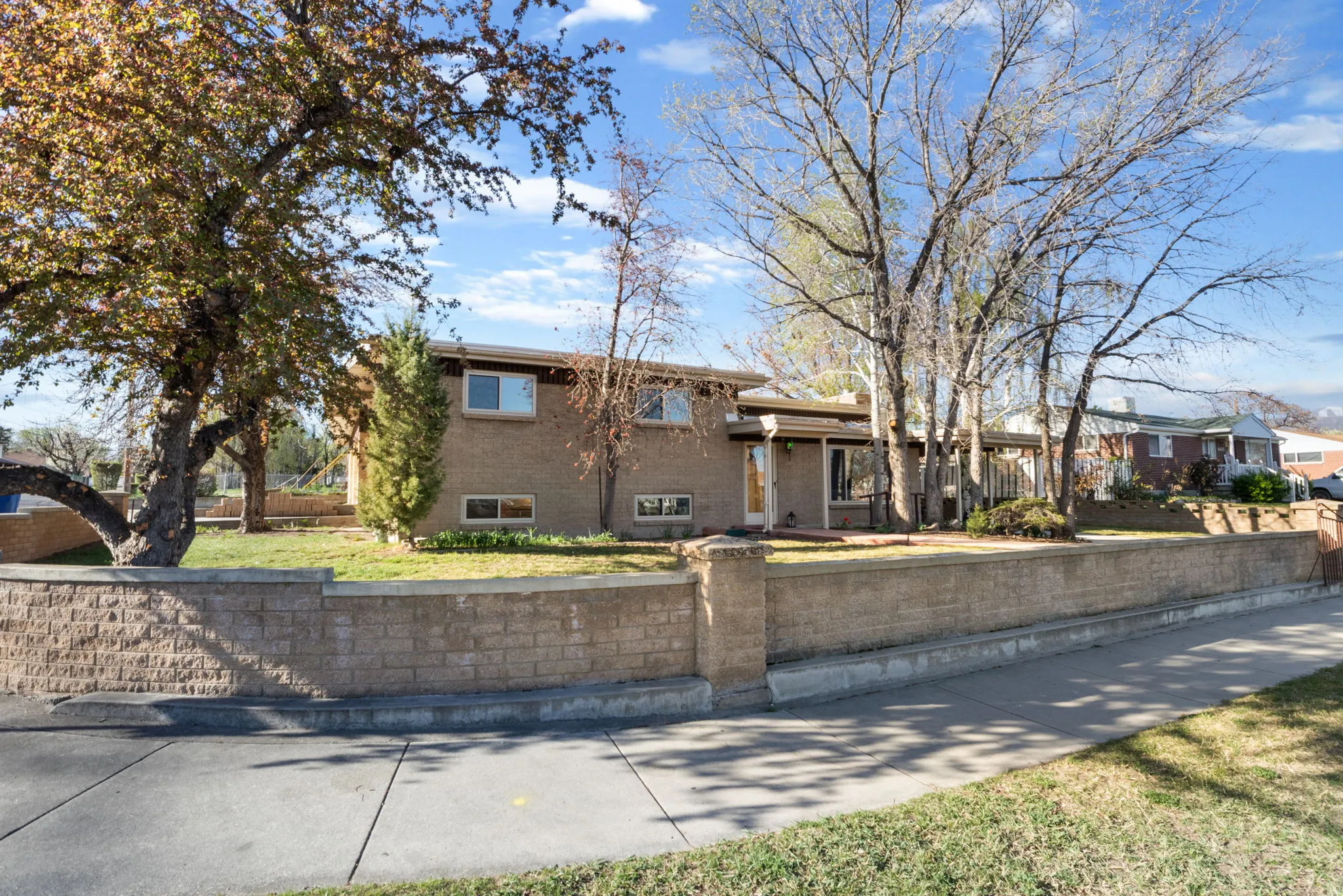 Front of home.